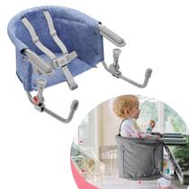 Cadeira de Alimentação para Bebe Portátil Encaixe em Mesa Azul 6 meses 15 Kgs Baby Click N' Clip Multikids Baby - BB377 Cadeira de Alimentação para Bebe Portátil Encaixe em Mesa Azul 6 meses 15 Kgs Baby Click N' Clip Multikids Baby - BB377