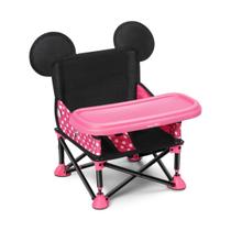 Cadeira de Alimentação PopCorn Bebê Infantil Portátil 15kg 6M Mickey Minnie Multikids