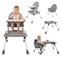 Cadeira De Alimentação Portátil Bebê Multifuncional Com Mesa