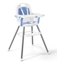 Cadeira de Alimentação Portátil Cherry 3 em 1 Azul - Bubble Baby