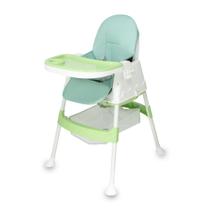 Cadeira de Alimentação Refeição Multifuncional Bebe Ajustável, Portártil e Acolchoada Até 24Kgs Multmaxx Verde