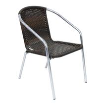 Cadeira de Alumínio e Fibra para Varanda Jardim Sacada - Sarah Móveis