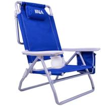 Cadeira de Alumínio para Praia Reclinável com Bolsa Térmica Kala