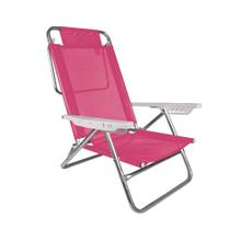 Cadeira de Alumínio Reclinável Summer 6 Posições Praia Mor