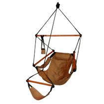 Cadeira de ar suspensa Hammaka Wooden Dowels Tan