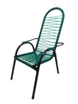 Cadeira De Area Big Extra Fio Varanda Externa Reforçada Verde