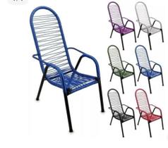 Cadeira de Área Luxo de Fio Varanda Cores Diversas