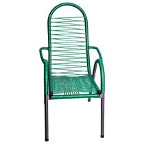 Cadeira De Área Quintal Varanda Área Externa Fio Verde Luxo - Itagold