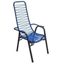 Cadeira de Área Reforçada de Fio Azul Fortmix