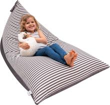 Cadeira de armazenamento de animais de pelúcia Huddle Original Grey Stripes