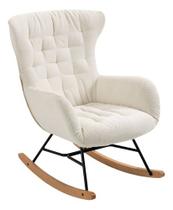 Cadeira De Balanco De Madeira 98x69x84 Cm Cadeira De Balanco De Madeira 98x69x84 Cm