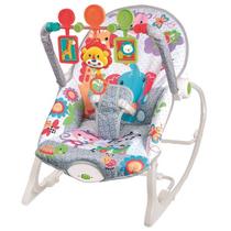 Cadeira de Balanço Descanso com Som Branco e Cinza PF24280 Cadeira de Balanço Descanso com Som Branco e Cinza PF24280