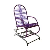Cadeira de Balanço em Fio para Varanda/area Adulto Lilás - CADEIRAS BELLE
