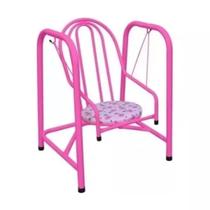 Cadeira De Balanço Infantil - Utilaço - Rosa