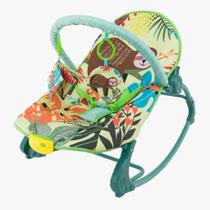 Cadeira De Balanço Musical E Vibratória Color Baby 18kg Selva New Rocker