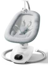 Cadeira de balanço para bebê Momcozy CocoSway giratória 180 com controle remoto, cinza Cadeira de balanço para bebê Momcozy CocoSway giratória 180 com controle remoto, cinza