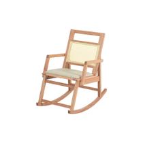 Cadeira de Balanço para Varanda de Madeira Vaivém Meu Móvel de Madeira - Castanheira e Natural Cadeira de Balanço para Varanda de Madeira Vaivém Meu Móvel de Madeira - Castanheira e Natural