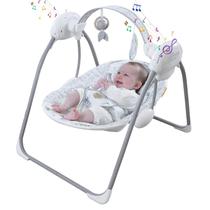 Cadeira de Balanço Portátil para Bebê Furmubei SG2403 Dobrável com 5 Velocidades e Música