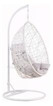 Cadeira De Balanco Suspensa Oval Suporte Rattan Ate 120kg Cadeira De Balanco Suspensa Oval Suporte Rattan Ate 120kg