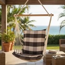 Cadeira de balanço suspensa rede de teto Acolchoada várias cores