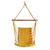 Cadeira de balanço suspensa rede de teto Amarela