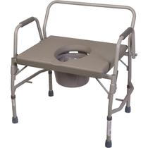 Cadeira de banheiro portátil Bedside Commode DMI com capacidade de 227 kg Cadeira de banheiro portátil Bedside Commode DMI com capacidade de 227 kg