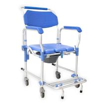 Cadeira De Banho Alumínio Dellamed Dobrável e Desmontável Até 150KG D60 - 5434