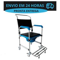 Cadeira De Banho Com Coletor 150kg Dellamed D50