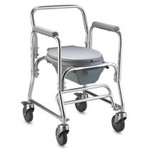 Cadeira De Banho De Alumínio Para Obesos Com Balde - ZIMEDICAL 699