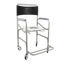 Cadeira de Banho Dobrável em Aço para 120 kg modelo D40 - Dellamed