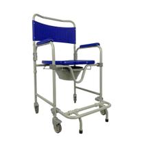 Cadeira de Banho Dobrável em Aço para 150 kg modelo D45 - Dellamed