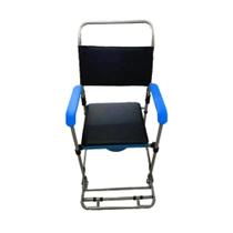 Cadeira de Banho Dobrável em Aço para 150 kg modelo D50 - Dellamed