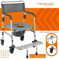 Cadeira de Banho e Higienização Dobrável (suporta 135kg) Hidrolight