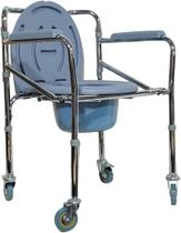 Cadeira de Banho em Aço Dobrável Supermedy Conforto Praticidade Cadeira de Banho em Aço Dobrável Supermedy Conforto Praticidade