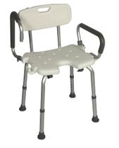 Cadeira de Banho em Alumínio braço escamoteável - FST5209 - Zimedical