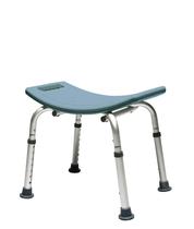 Cadeira de banho Graham-Field Lumex ajustável antiderrapante azul Cadeira de banho Graham-Field Lumex ajustável antiderrapante azul