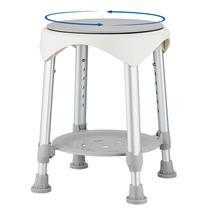 Cadeira de Banho KSITEX Giratória 360 Ajustável 54cm Cinza Cadeira de Banho KSITEX Giratória 360 Ajustável 54cm Cinza