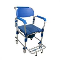 Cadeira de Banho Obeso em Alumínio até 150 Kg D60 Dellamed