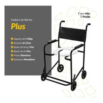 Cadeira de banho plus prolife 130kg
