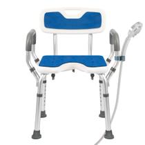Cadeira de banho TooCust Heavy Duty 150 kg com braços e costas 330 libras Cadeira de banho TooCust Heavy Duty 150 kg com braços e costas 330 libras