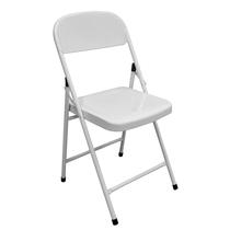 Cadeira De Bar Dobrável Em Aço Ferro Metal Antiferugem