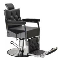 Cadeira de Barbeiro Salão Rana Preta Cod 840 - RANA cosmeticos