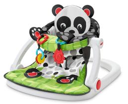 Cadeira de bebê portátil Fisher-Price Sit-Me-Up com brinquedos Panda Paws