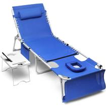 Cadeira de bronzeamento solar Yestomo 3 em 1 com orifícios faciais 150 kg azul Cadeira de bronzeamento solar Yestomo 3 em 1 com orifícios faciais 150 kg azul