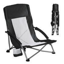 Cadeira de camping dobrável leve DUMOS com porta-copos Cadeira de camping dobrável leve DUMOS com porta-copos
