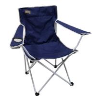 Cadeira De Camping Dobrável Reforçada Com Porta Copo E Bolsa para Transporte Alvorada Nautika Ntk