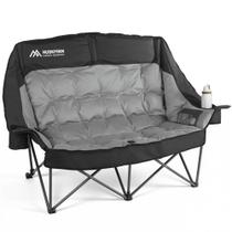 Cadeira de camping dupla Huskfirm, assento baixo acolchoado, 200 kg