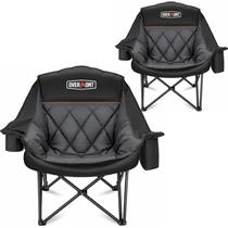 Cadeira de Camping Overmont XL Acolchoada e Dobrável 94x58x56 cm 181 kg Cadeira de Camping Overmont XL Acolchoada e Dobrável 94x58x56 cm 181 kg