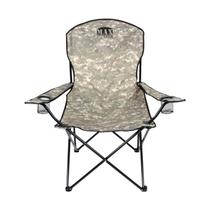 Cadeira de Camping Pesca Dobrável Comfort Max Camuflada Porta Copo Bel Fix