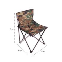 Cadeira de Camping/Pesca/ Viagens Dobrável modelo Araguaia Camuflada 159 Bel